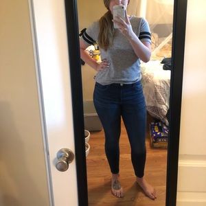 Dark Wash AE Curvy Jegging